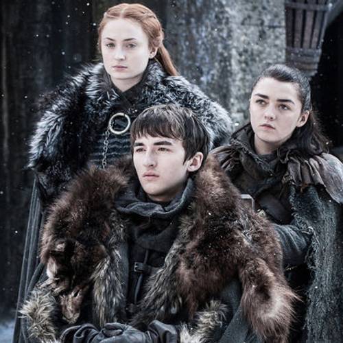 Arya Stark y sus hermanos supervivientes