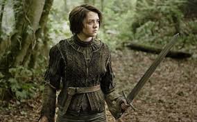 Arya Stark de camino al Muro de Hielo Maisie Williams juego de tronos 