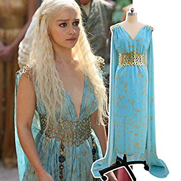 disfraz mujer daenerys targaryen azul juego de tronos astapor cosplay