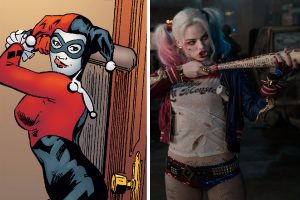 Harley Quinn en comic y pelicula escuadron suicida